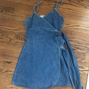 Billabong denim wrap dress
